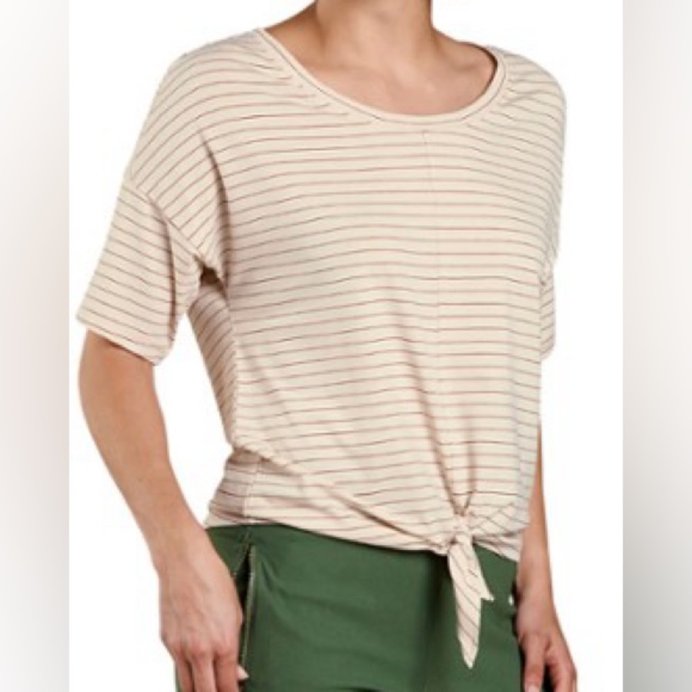 Toad&Co Swifty Tie Short Sleeve T-Shirt Striped